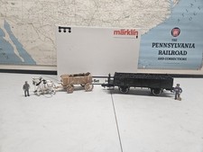 Märklin 58581 calibro 1 vagone merci set carro carbone con scatola originale