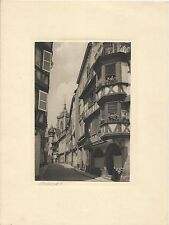 FOTOGRAFIA ORIGINALE IN B/N _FRANCIA_ALSAZIA_ COLMAR _ CENTRO STORICO_ANTEGUERRA