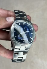 RARO Orologio da Uomo Fossil BIG TIC JR-8312 Display LCD Animato, Scatola + Batteria Nuova 