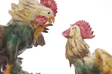 MOLLICA CARLO GALLI DA COMBATTIMENTO CAPODIMONTE PORCELLANA VINTAGE GINORI