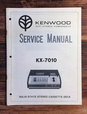 Kenwood KX-7010 Manuale di
