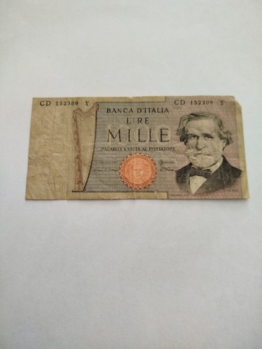 Banconota mille lire 1000 - banconota,