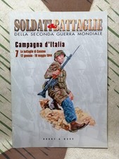 SOLDATI & BATTAGLIE SECONDA GUERRA MONDIALE N. 7 CAMPAGNA D'ITALIA 1944 WWII