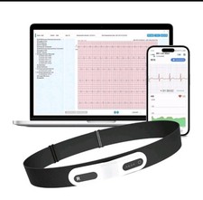Wellue Aggiornato ER1-LW 24h Holter Monitor ECG Monitor AI Analisi ECG tramite App&PC