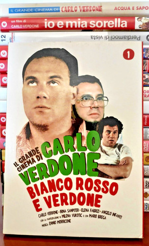 Dvd bianco rosso verdone - rosso, e