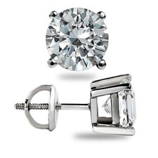 Orecchini a perno 2,5 ct