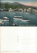 SESTRI LEVANTE BELLA IMMAGINE DEL PORTO CON BARCHE E YACHT A PARCHEGGIO -N.70077