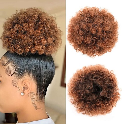 Afro puff hair bun - puff,