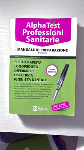 Libro alpha test professioni - libro,