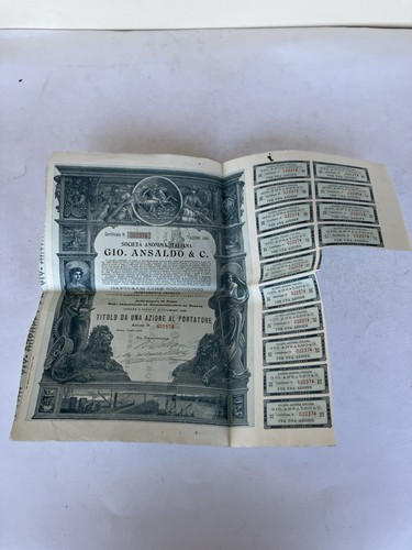 Certificato azionario - certificato,