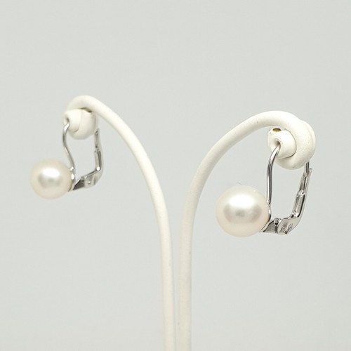 Orecchini oro bianco 750 - 18, kt