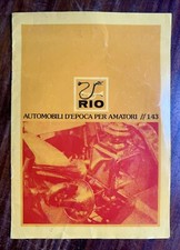 Catalago RIO - Automobili d'Epoca per Amatori Scala 1/43