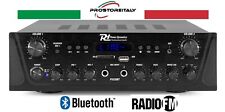 AMPLIFICATORE AUDIO FILODIFFUSIONE 100 WATT REGOLAZIONI VOLUME 2 ZONE SEPARATE