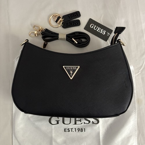 Guess borsa spalla mezzaluna - guess,