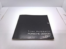 ULTRA RARE PORSCHE DESIGN TITAN AUTOMATIC REF. 3520 BOOKLET