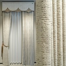 Tende in ciniglia jacquard