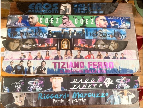 Lotto sciarpe concerti - 8,