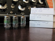 ECC83 12AX7  Sylvania    3 valvole  Usate Used