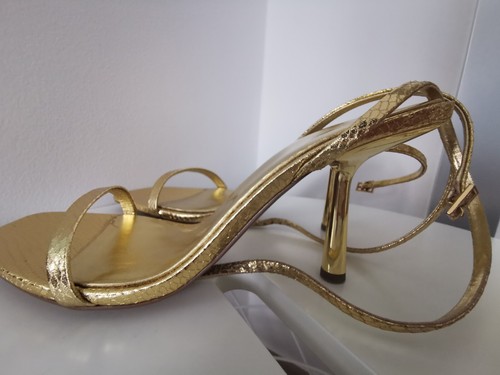 Sandali zara spillo dorati - sandali,