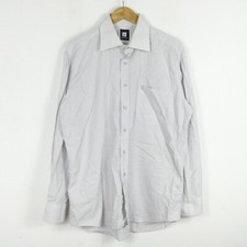 Camicia Roccobarocco Taglia 43 Uomo Logo Comodo Cotone Pratico Tinta Unita Man