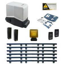 Kit automazione cancello scorrevole 600kg Indem VIO 600 220V + 6mt cremagliera