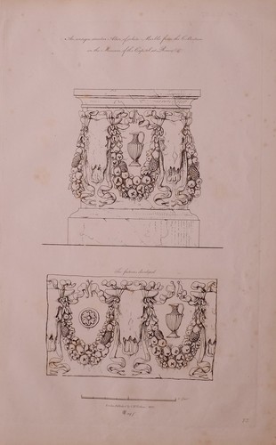 1825 acquaforte stampa antico - 1825,
