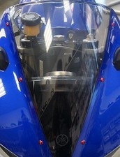 KIT VITI CUPOLINO IN ERGAL ROSSO ROSSE PER YAMAHA R1 1998 1999 2000 2001 2002