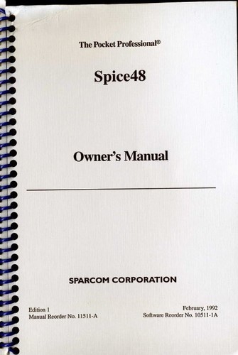 Manuale per sparcom spice48 - per,