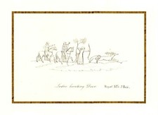1860-1870 Acquerello Originale