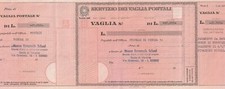 ITALIA: Modulo postale, Vaglia