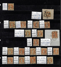 Spagna: 1860; Scott 50, buona collezione + 250 francobolli diversi + copertina, EBES099-1