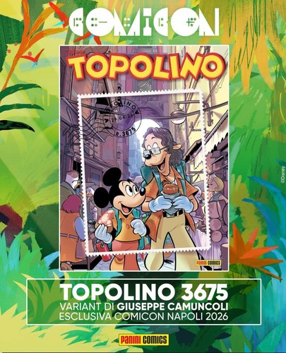 Topolino 3675 variant napoli - variant,
