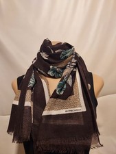 Sciarpa lana borbonese marrone