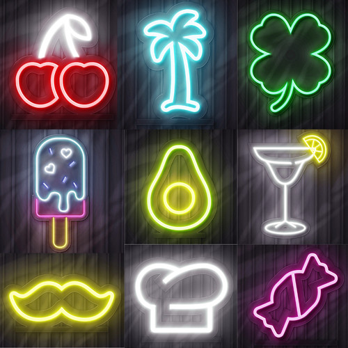 Insegna led neon ciliegia - al,