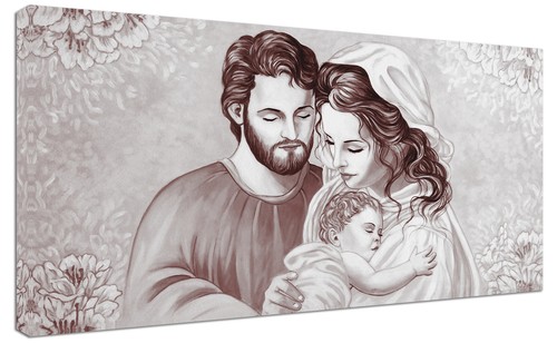 Quadro moderno sacra - quadro, famiglia