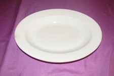 PIATTO PORTATA SERVIZIO VASSOIO OVALE BIANCO CERAMICA REVELLI LAVENO CUCINA