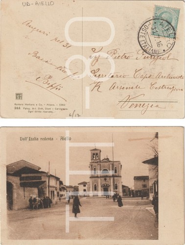 Timbro aiello poste italiane - poste,