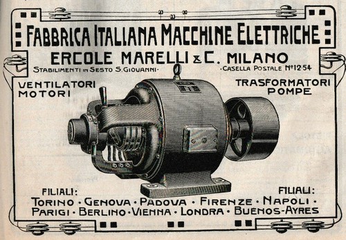 Pubblicita 1913 ercole - pubblicita'1913, marelli