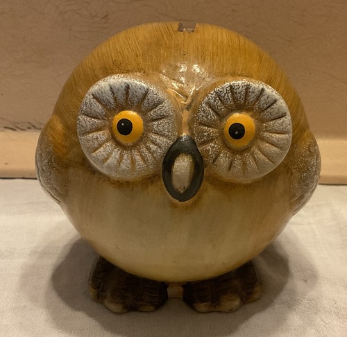 Gufo tan vintage decorativo - vintage,