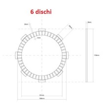 7450120 KIT 7 DISCHI FRIZIONE