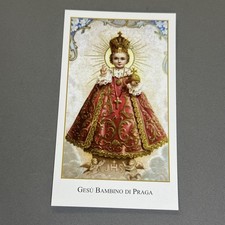 GESU' BAMBINO DI PRAGA PREGHIERA Santino PACO FIGURA RELIGIOSA