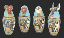 4 vasi FARAONICI FATTI A MANO