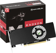 Scheda Video AMD Radeon RX 550 Basso Profilo 4GB GDDR5 Sff Computer PC Gaming Vi