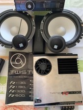 Amplificatore 2 canali per auto Audiosystem serie Twister f2 130 completo