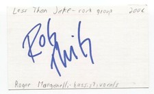 Roger Lima Signed 3x5 Index