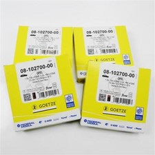 Set of 4 piston rings coated