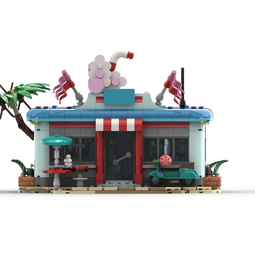 Moc 224580 milkshake bar stile - moc-224580,