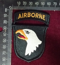 TOPPA PATCH ESERCITO AMERICANO AIRBORNE PARATROOPERS US ARMY RARITÀ