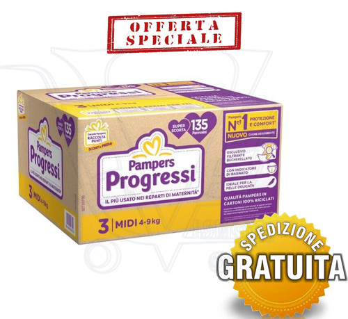 Pampers progressi taglia - pampers,