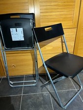 6X SEDIE STANDARD IKEA COLORE NERO